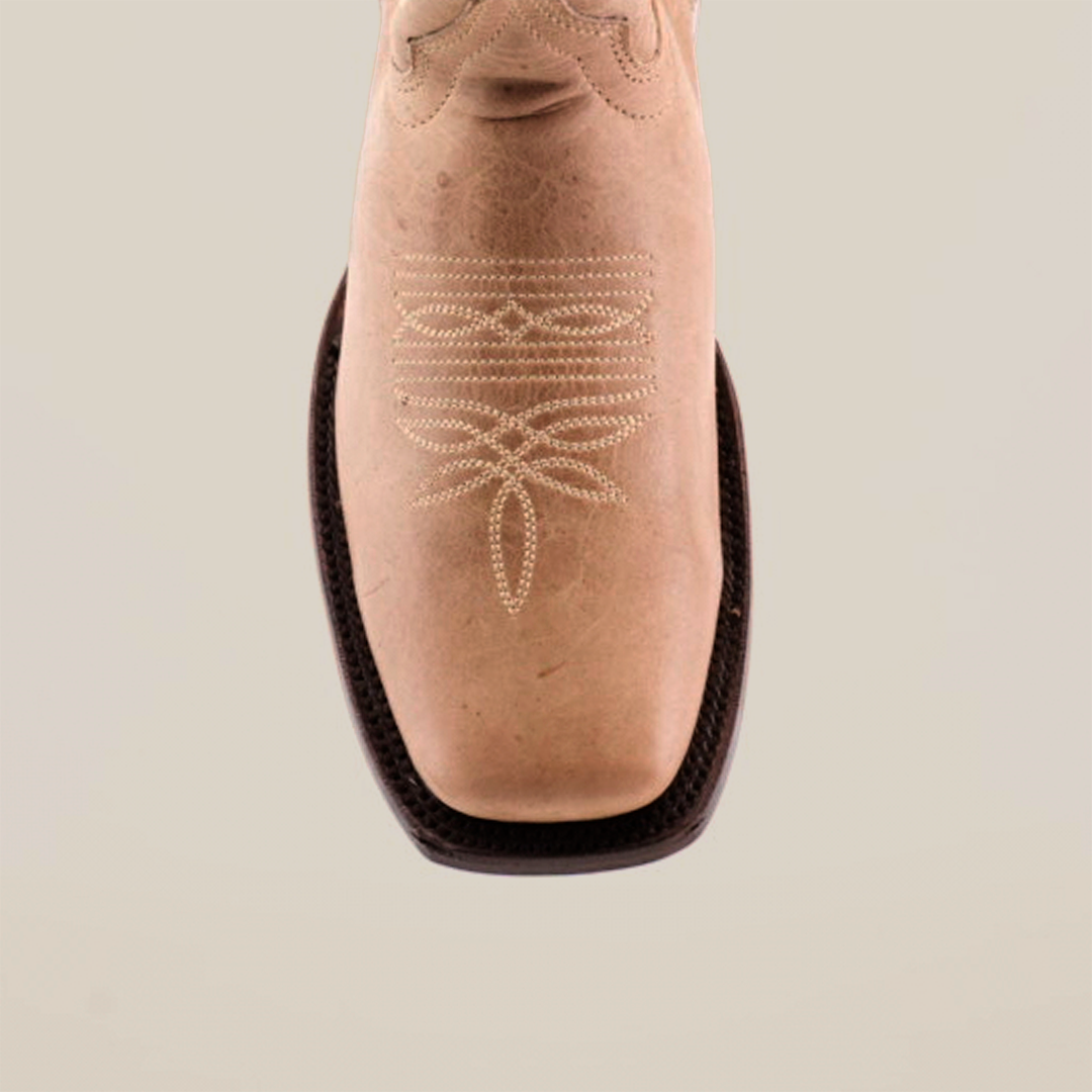 Palles Aztec Stitch Fawn - Short Shaft - Square Toe | Texas