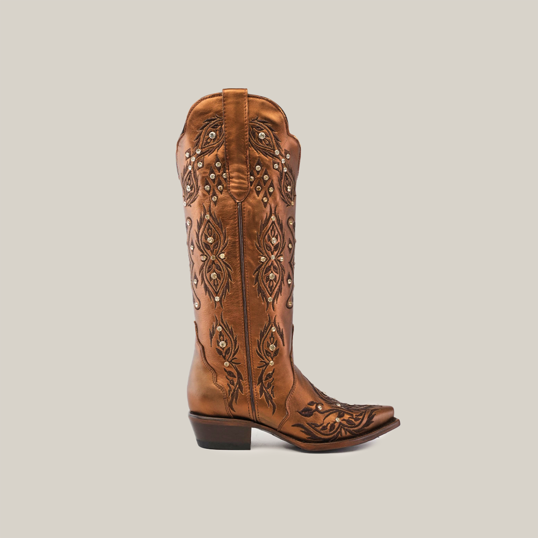 Rania Copper - Tall Shaft - Snip Toe | Texas Country | Apparel & Accessories > Shoes > Boots | Buy Now! US 6.5