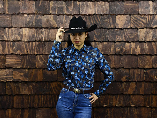 Rodeo Carte Womens Long Sleeve Western Shirt