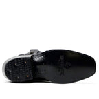 Tanner Python Boots - Black - Cutter Toe (PN26) - Gomez Western Wear