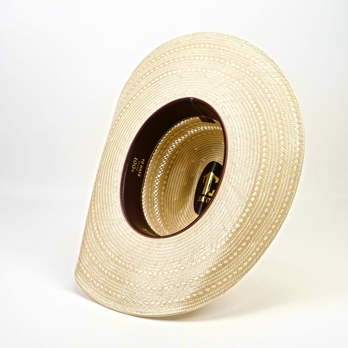 TC Hats - 100X Minnick Straw Cowboy Hat - Two-Tone Double Vented - Gomez Western Wear