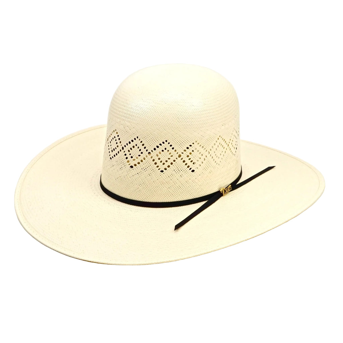 TC Hats - 100x Straw Open Crown Hat - Two Diamonds - Gomez Western Wear