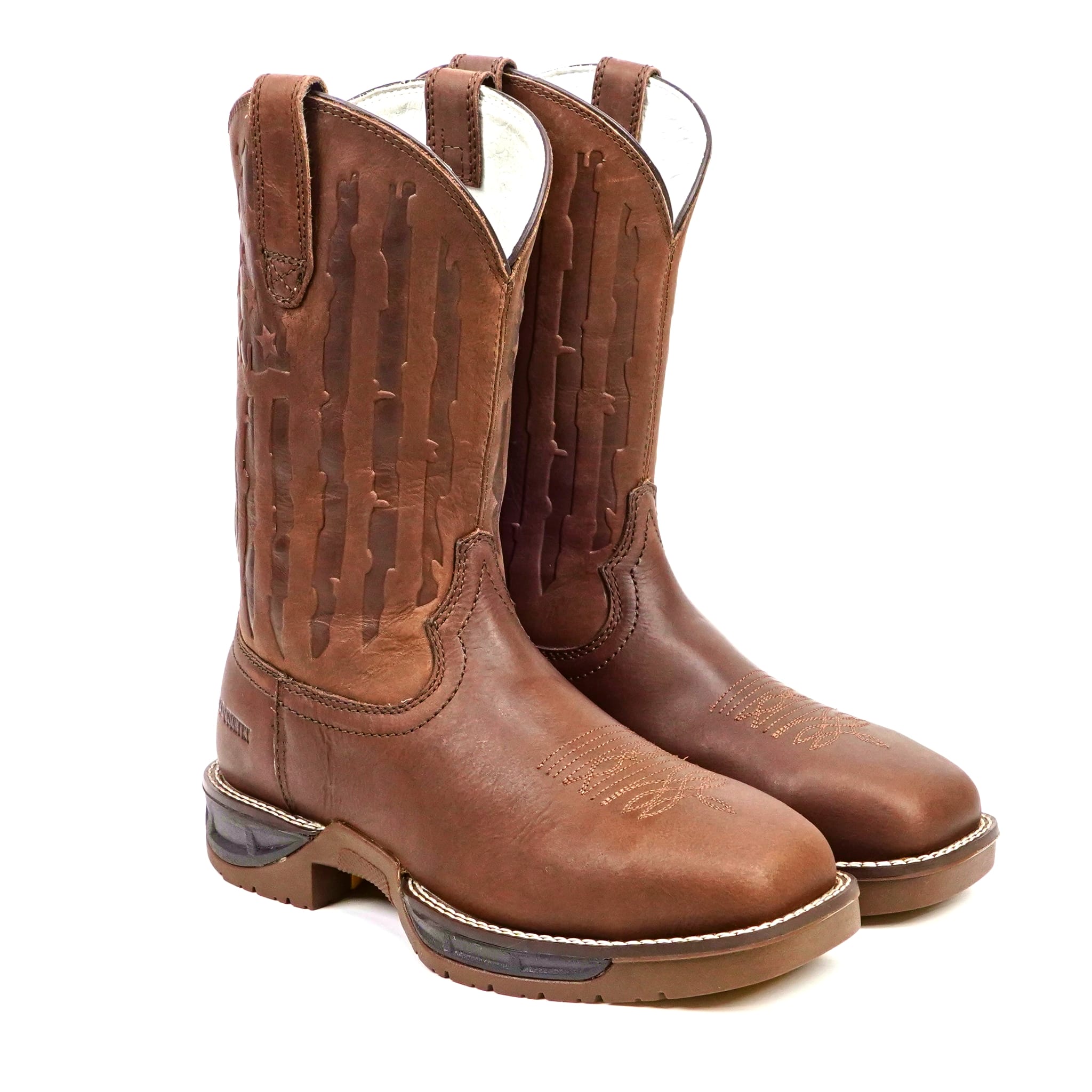 Texas Country - Chocolate Brown Work Boot - Composite Toe (TC005