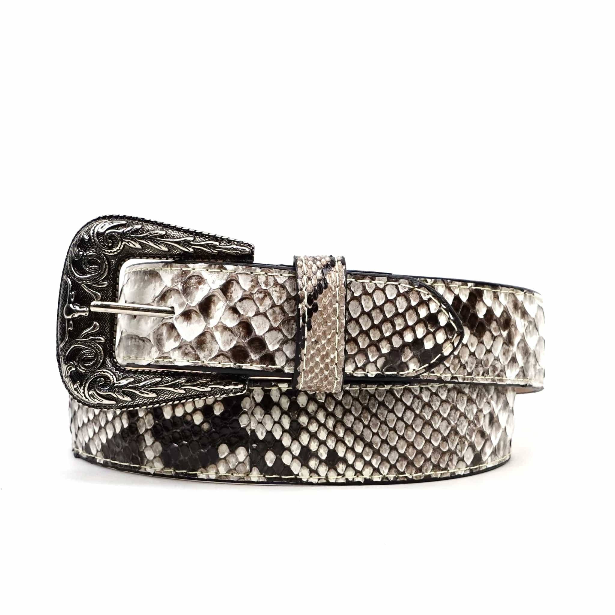 Exotic Full Quilt Python Belt - Natural (C-028) – Gomez Western Wear