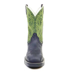 Texas Country - Green & Black Work Boots - Composite Toe (TC008) - Gomez Western Wear