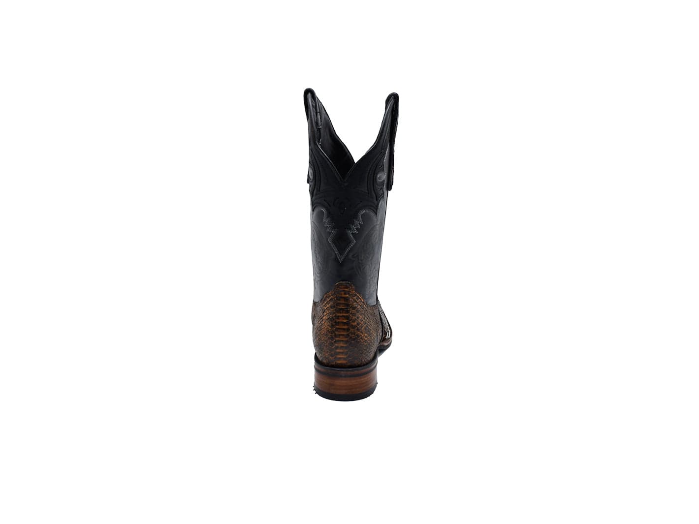 Promo Texas Country Exotic Python Boot Petroleo Rodeo Toe