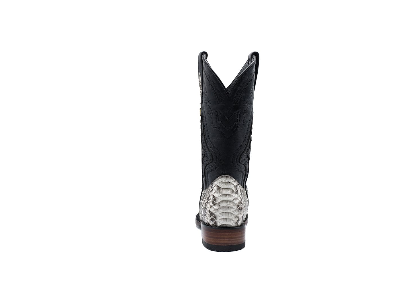 Texas Country Exotic Boot Python Natural, Rodeo Toe PN100