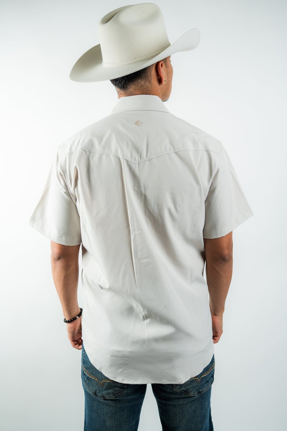 Texas Country - Solid Sand Pearl Snap Short Sleeve Shirt (RT102S/T) - Gomez Western Wear