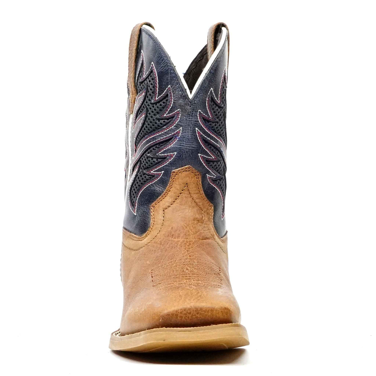 Texas Country Tan Youth Boots - Slip=Resistant Sole - Square Toe (TCK007) - Gomez Western Wear