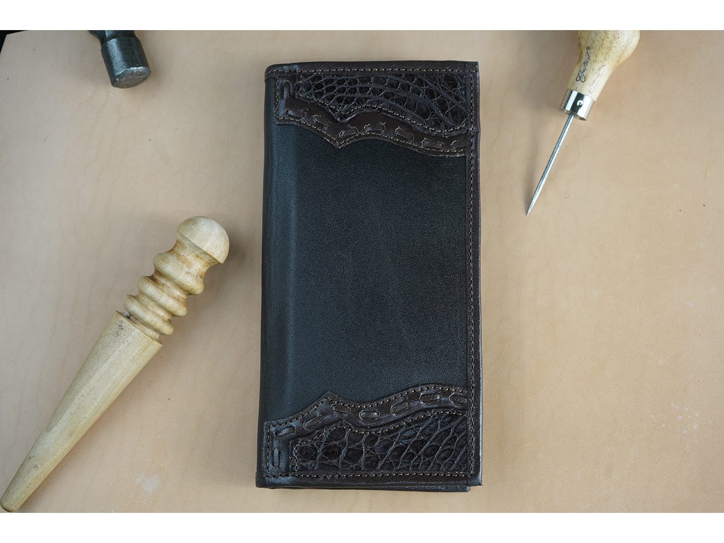 Texas Country Leather Wallet Caiman