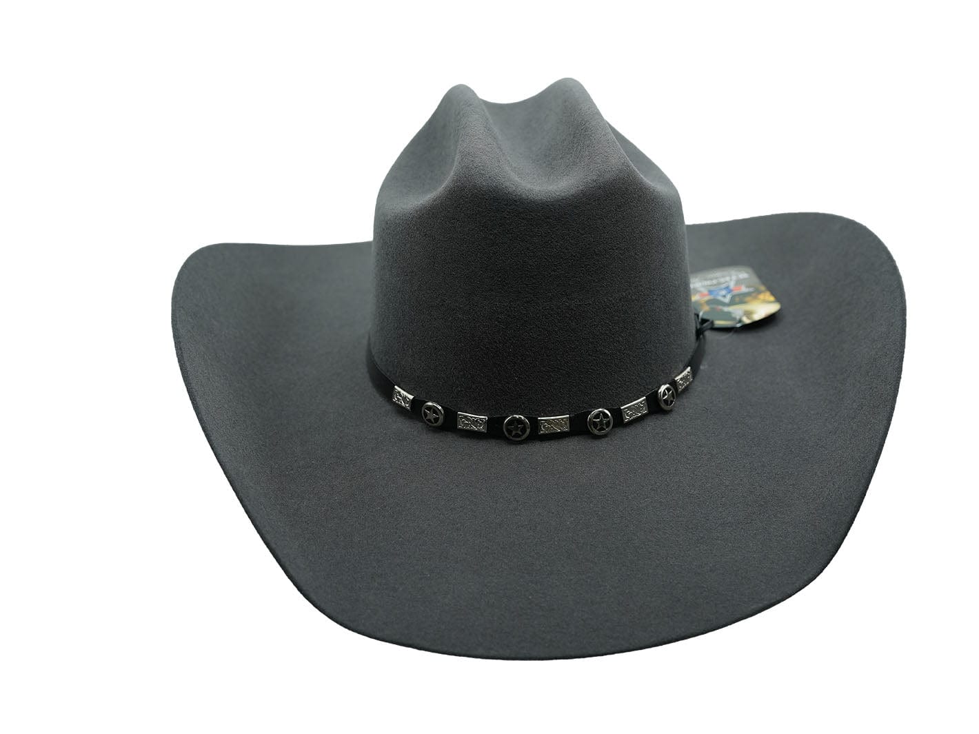 Exclusive "Houston" Texas Country Western Cowboy Hat Grey