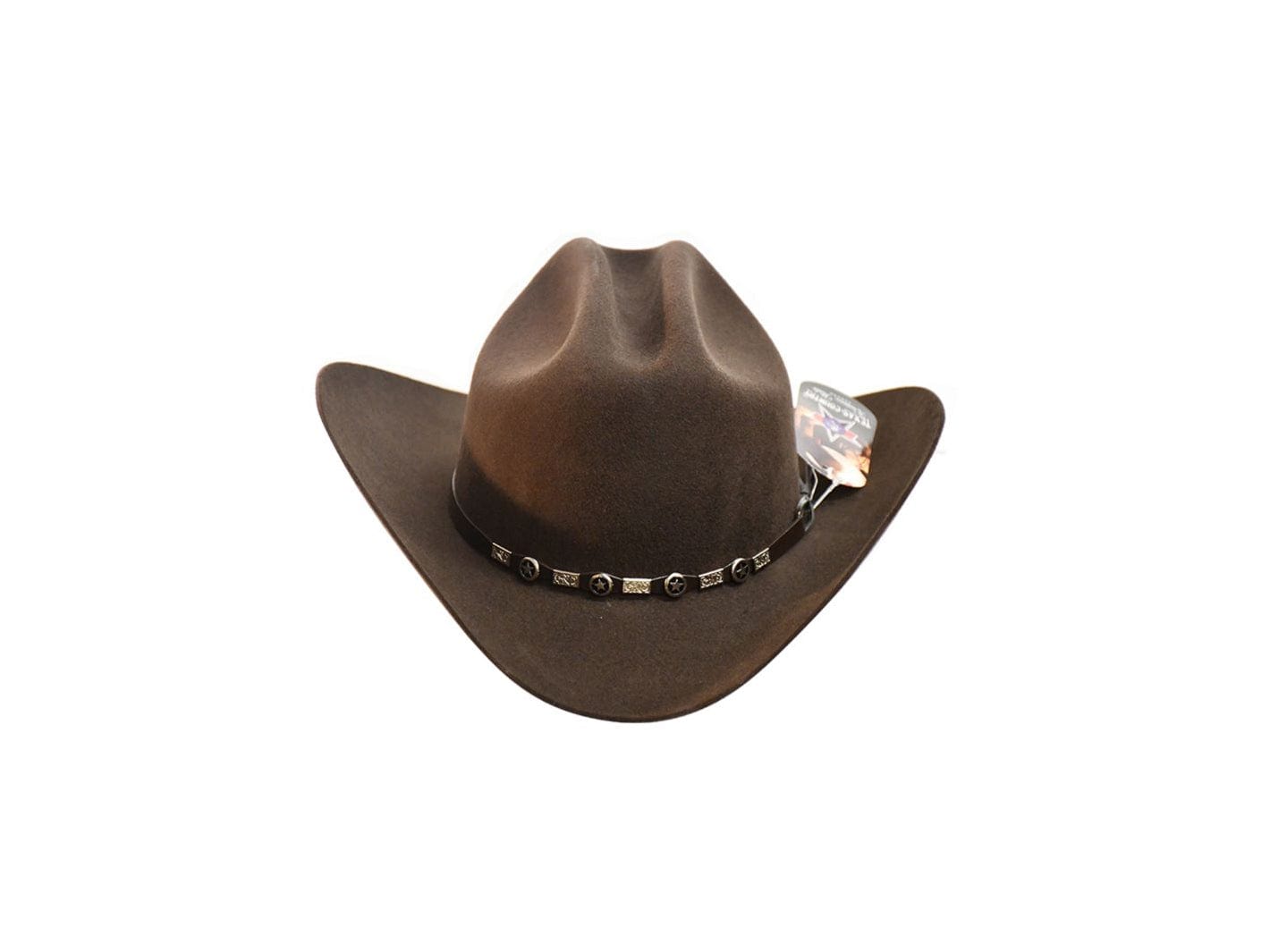 Exclusive "Sinaloa" Texas Country Western Felt Cowboy Hat Dark Brown