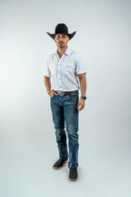 Texas Country - White Pearl Snap Short Sleeve Shirt (RT102S/T White) - Gomez Western Wear