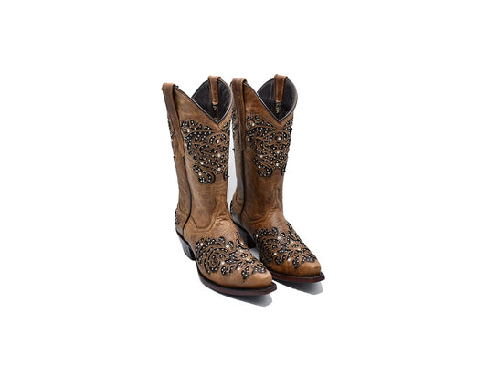 Texas Country Womens Western Boot "Sierra Orix" Tan E724