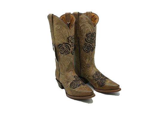 Texas Country Womens Western Boot Sierra Paja E352