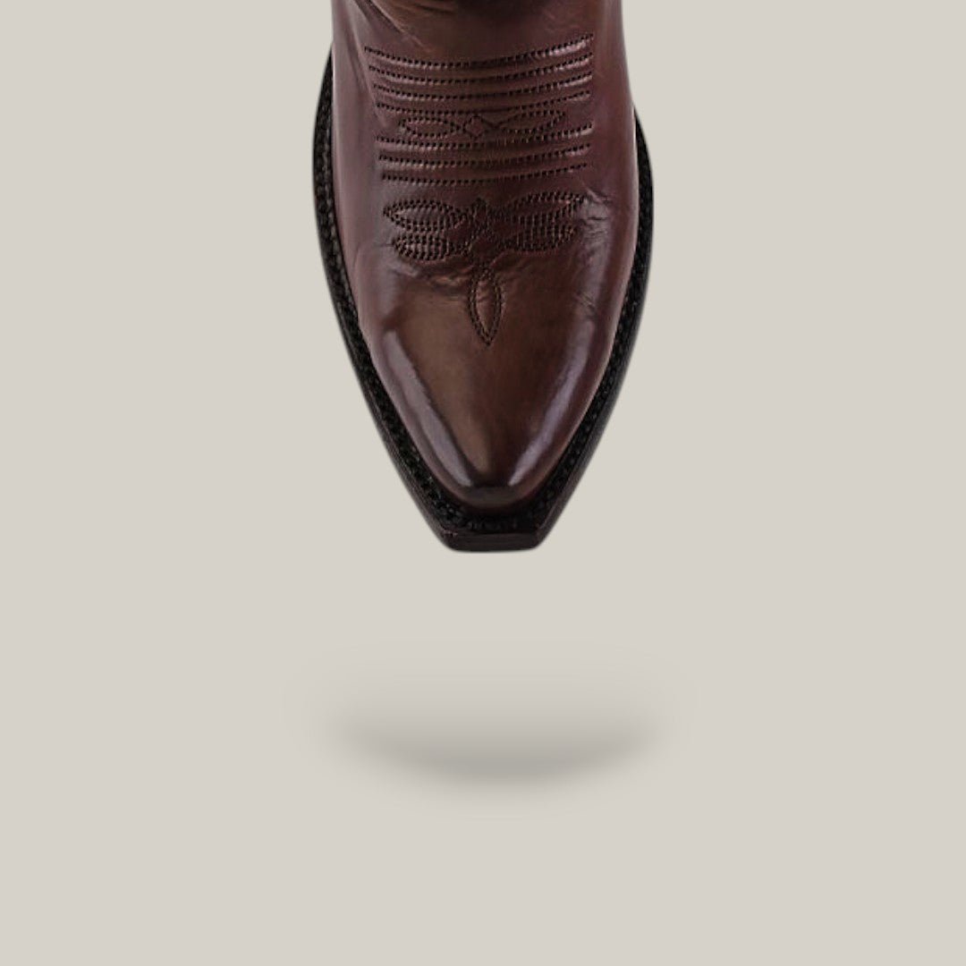 TS 026 Allison Clayton Calf Choco H-Retro - Gomez Western Wear
