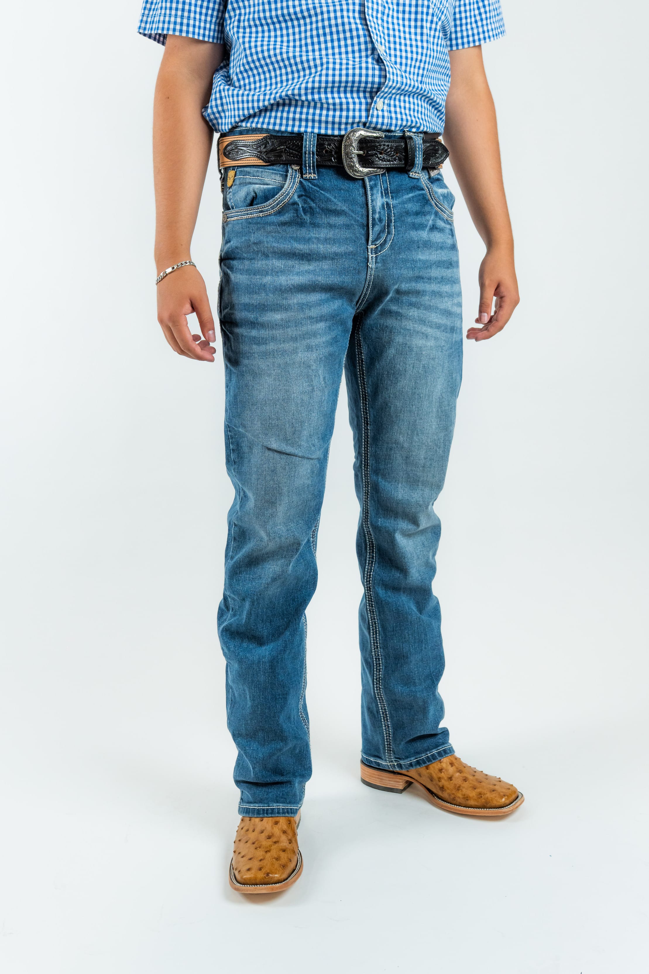 Men's Classic Modern Boot Cut Jeans (W488)