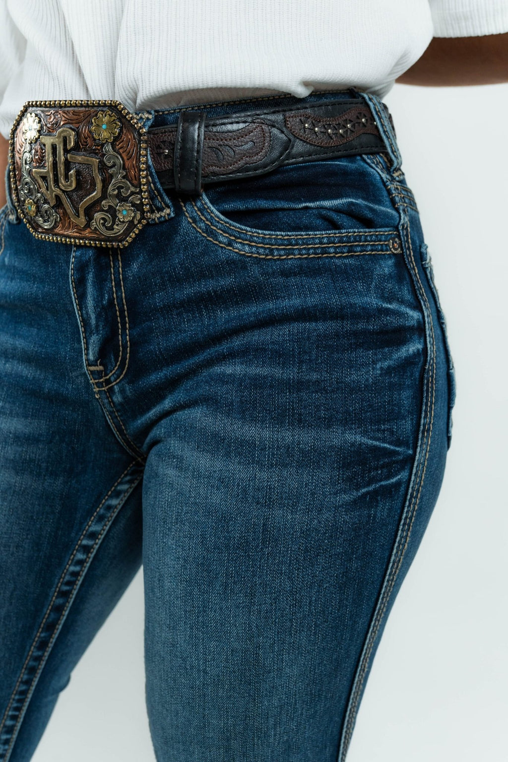 Women's Boot Cut Denim Jeans (W243-PB33) - Gomez Western Wear