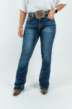 Women's Boot Cut Denim Jeans (W246-PB33) - Gomez Western Wear