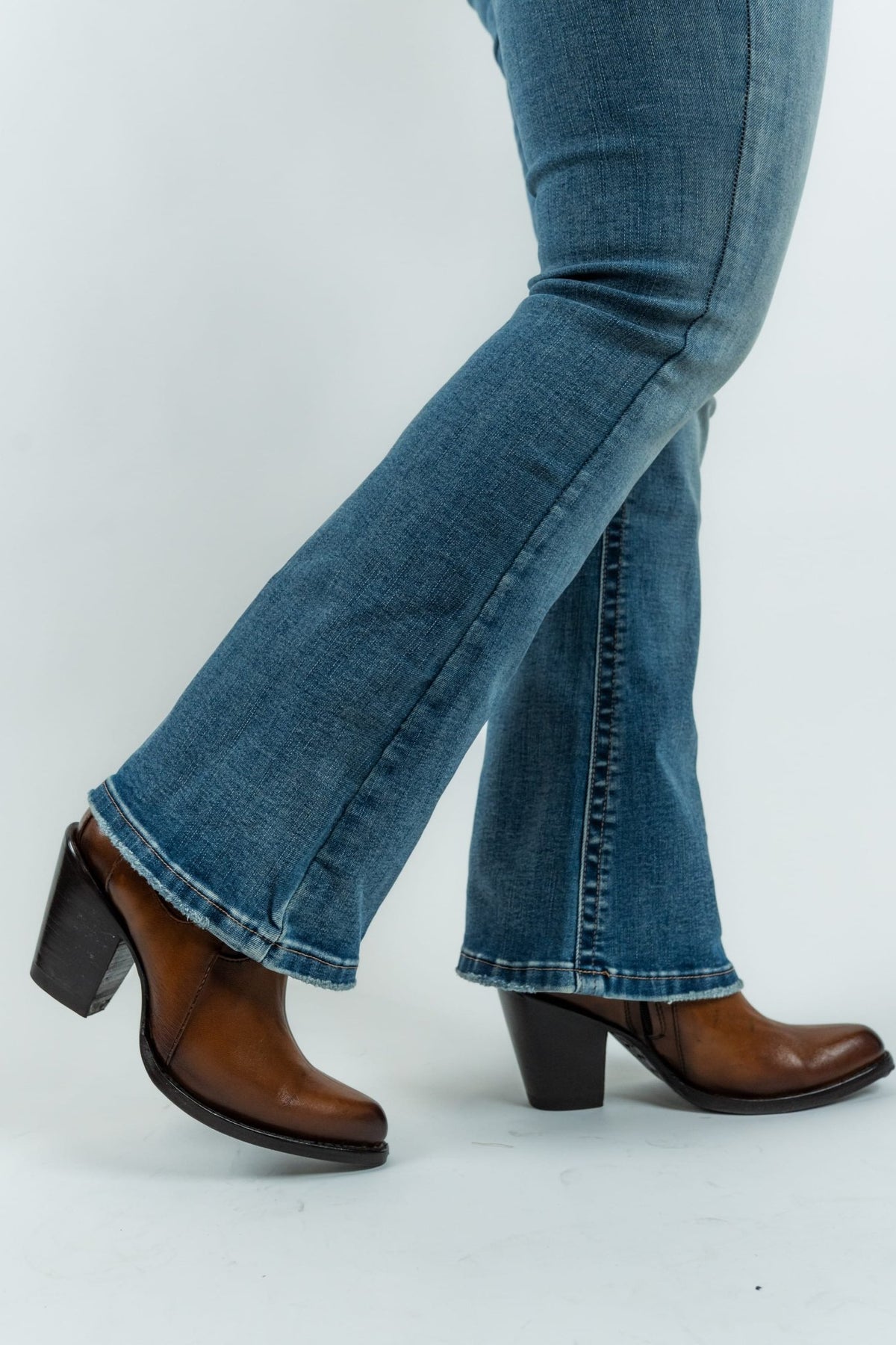 Women's High-Rise Bootcut Denim Jeans (W2368-PB) - Gomez Western Wear